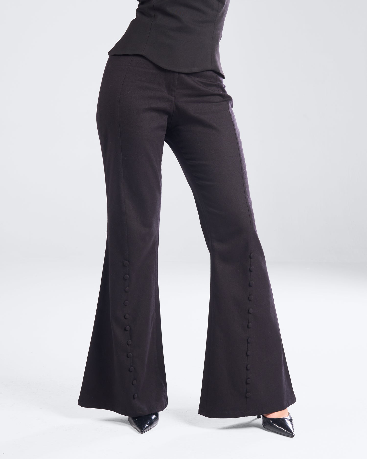 Black Button Up Pants
