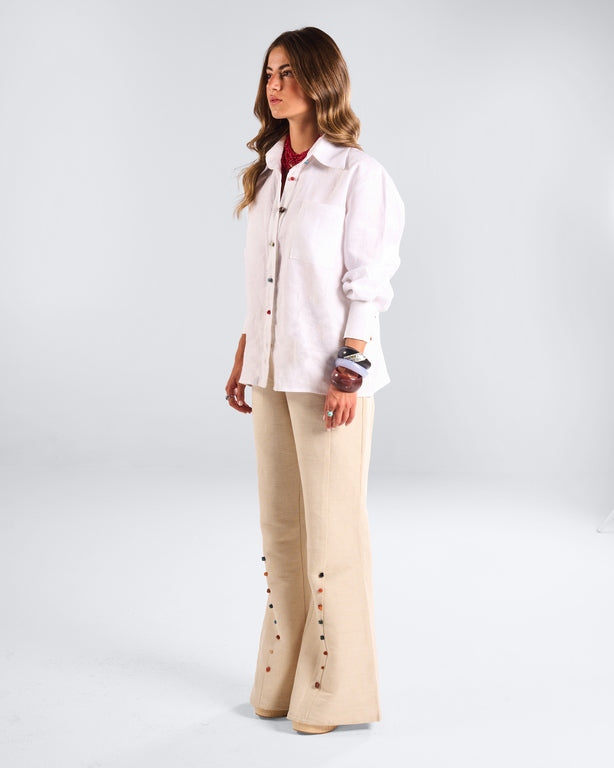 Jewel Linen Shirt