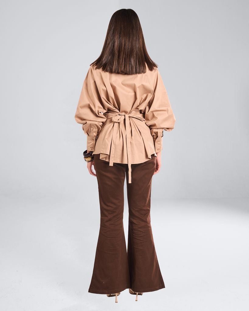 Latte Collar Poplin Shirt
