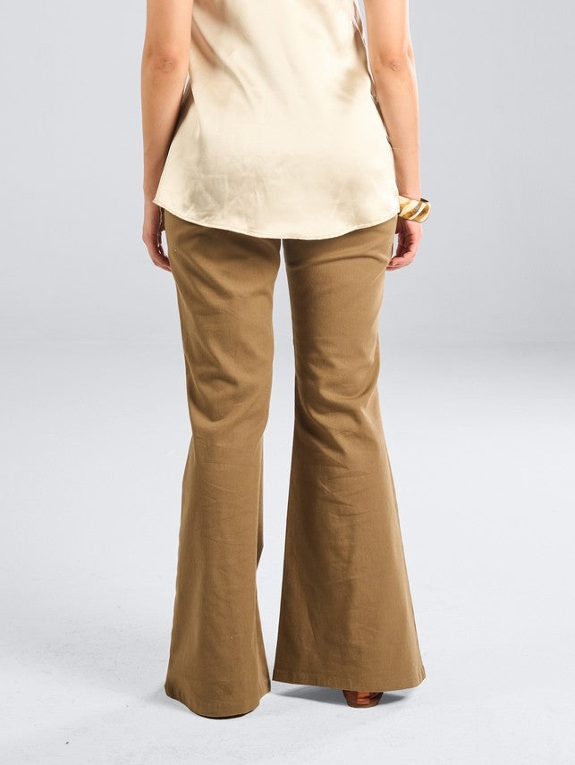 Olive button up pants