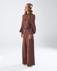 Brown Waved jazer set